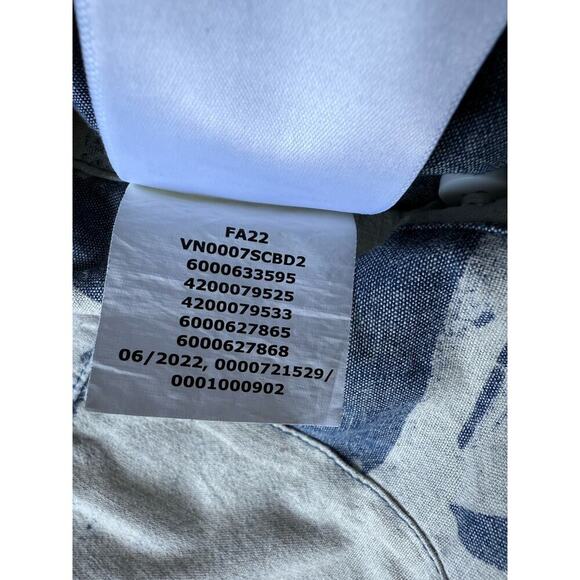 VANS Morro Coveralls Jumpsuit Women's Size Small Blue Patchwork VN0007SCBD2 $99 - Picture 10 of 10